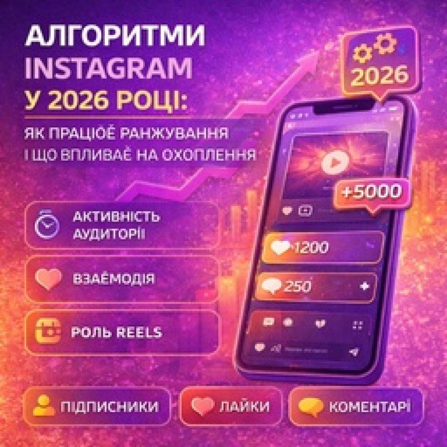 Алгоритми Instagram 2026: як збільшити охоплення і просування
