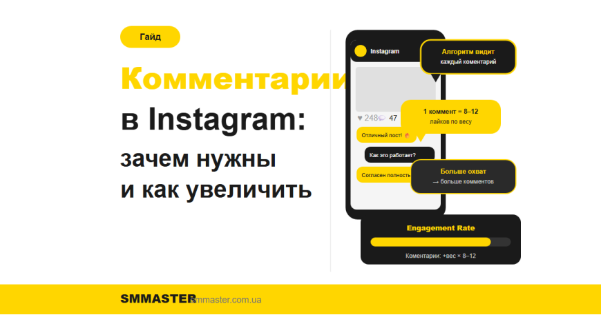 Комментарии в Instagram: зачем нужны, как влияют на алгоритм и как увеличить их количество