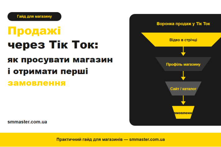 Як продавати через TikTok: просування магазину