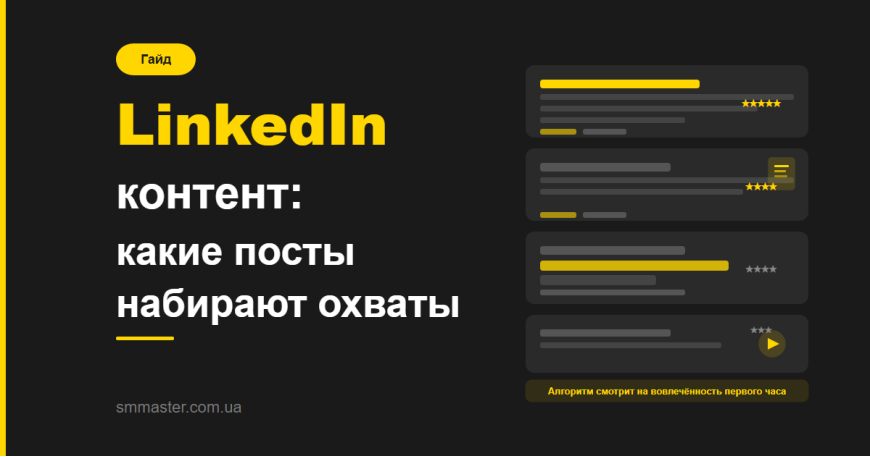 LinkedIn контент: какие посты набирают охваты