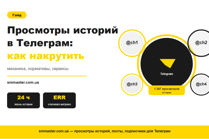 Просмотры историй Telegram: как накрутить