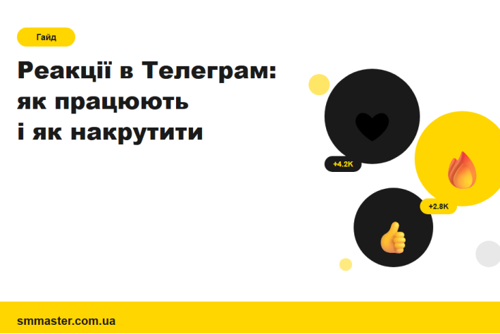 Реакції в Telegram: як накрутити