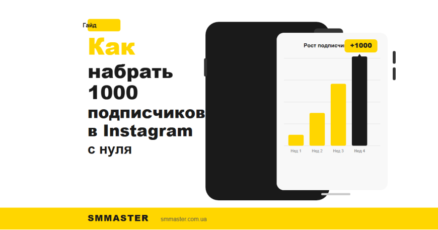 Як набрати 1000 підписників в Instagram з нуля