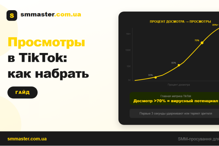 Как набрать просмотры в TikTok