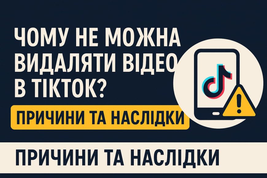 Почему нельзя удалять видео в TikTok? Причины и последствия