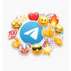 Реакції Телеграм — Мікс Позитивних від 50 штук