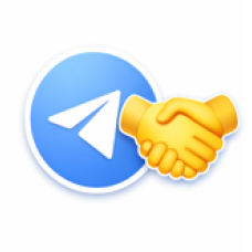 Накрутка реакций Telegram «Рукопожатие»