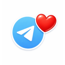 Купить реакции «Сердце» в Telegram