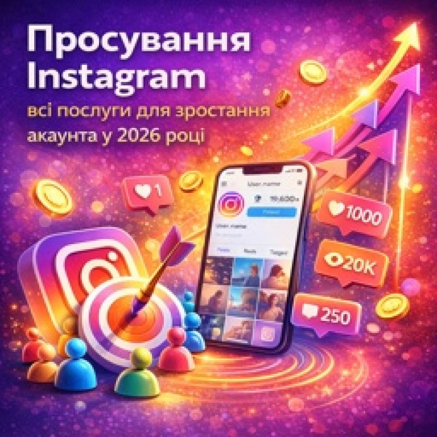 Продвижение Instagram: подписчики, лайки, просмотры и комментарии