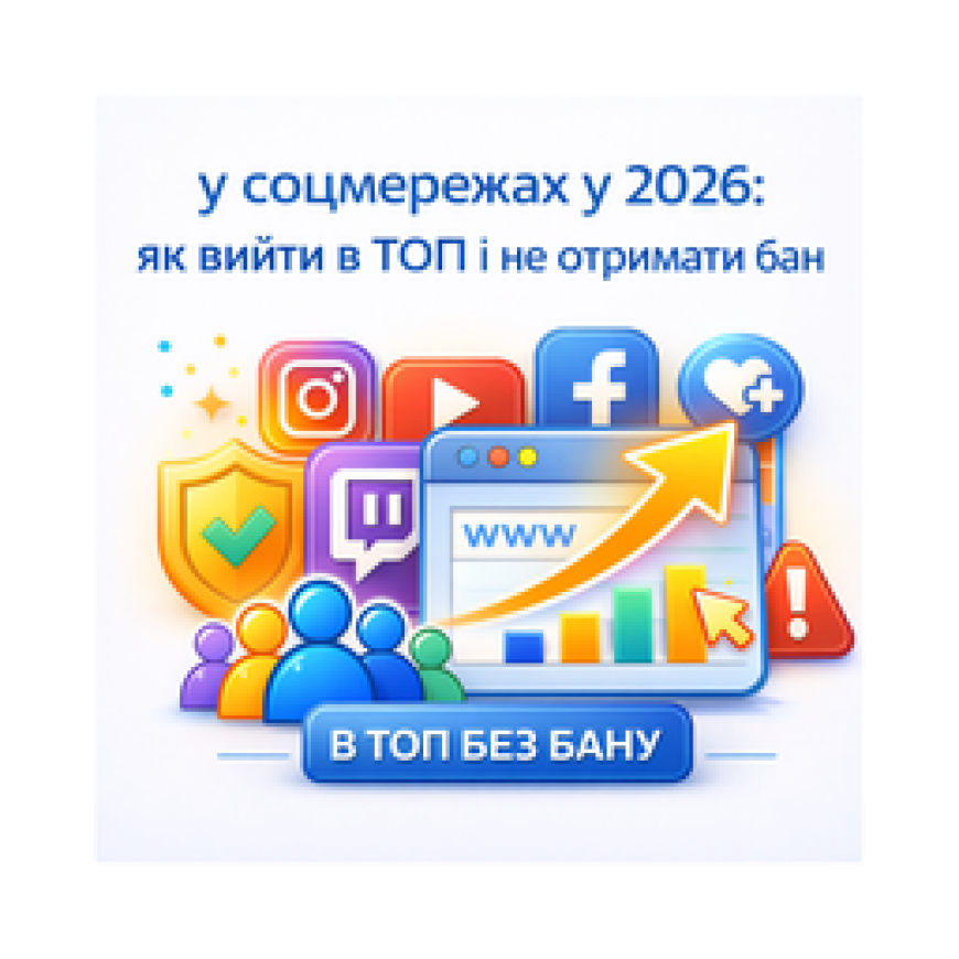 Накрутка подписчиков в соцсетях: как выйти в ТОП в 2026 и не получить блокировку Накрутка подписчиков в соцсетях: как выйти в ТОП в 2026 и не получить блокировку