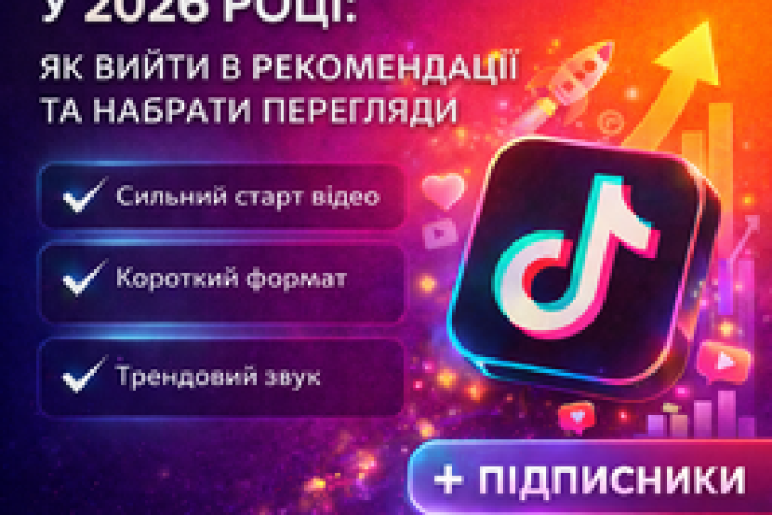 Продвижение TikTok в 2026 году: как выйти в рекомендации и набрать просмотры