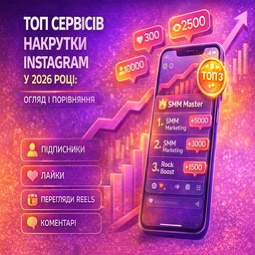 ТОП сервісів накрутки Instagram: найкращі платформи для просування